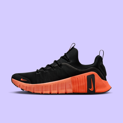Nike Free Metcon 6 Black Bright Crimson FJ7127-004 Men's Size 10.5