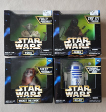 12  Yoda  R2-D2  Jawa & Wicket-Star Wars Kenner 1997-98 Action Figure-NISB