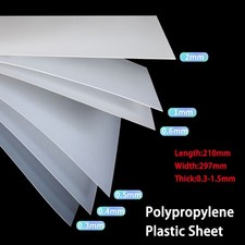 Polypropylene Plastic Sheet Board Translucent Frosted PP Sheet Thick 0.3mm-1.5mm