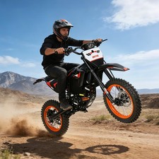 3600W Electric Dirt Bike 60V 23.4AH Up to 70KM/H Off-Road E-Mountain Bike