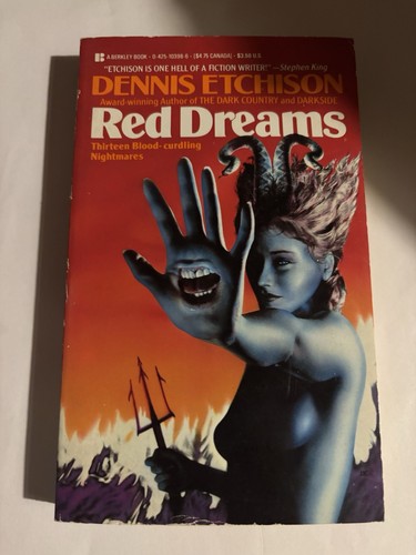 Red Dreams by Dennis Etchison (1987, Berkley) Paperback Book