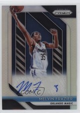 2018-19 Panini Prizm Rookie Signatures Silver Melvin Frazier Jr #RS-MLF Auto 5i2