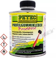 Petec Profilgummikleber, Pinseldose 350 Ml