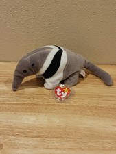 TY Beanie Baby - ANTS the Anteater, Retired,  MISPRINT TAG ERRORS