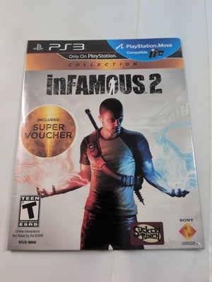 inFamous 2 Collection (Sony Platstation PS3, 2011) Factory Sealed New 