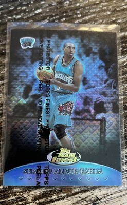 1999-00 Topps Finest - Team Finest Shareef Abdur-Rahim #TF1 Blue Refractor /150