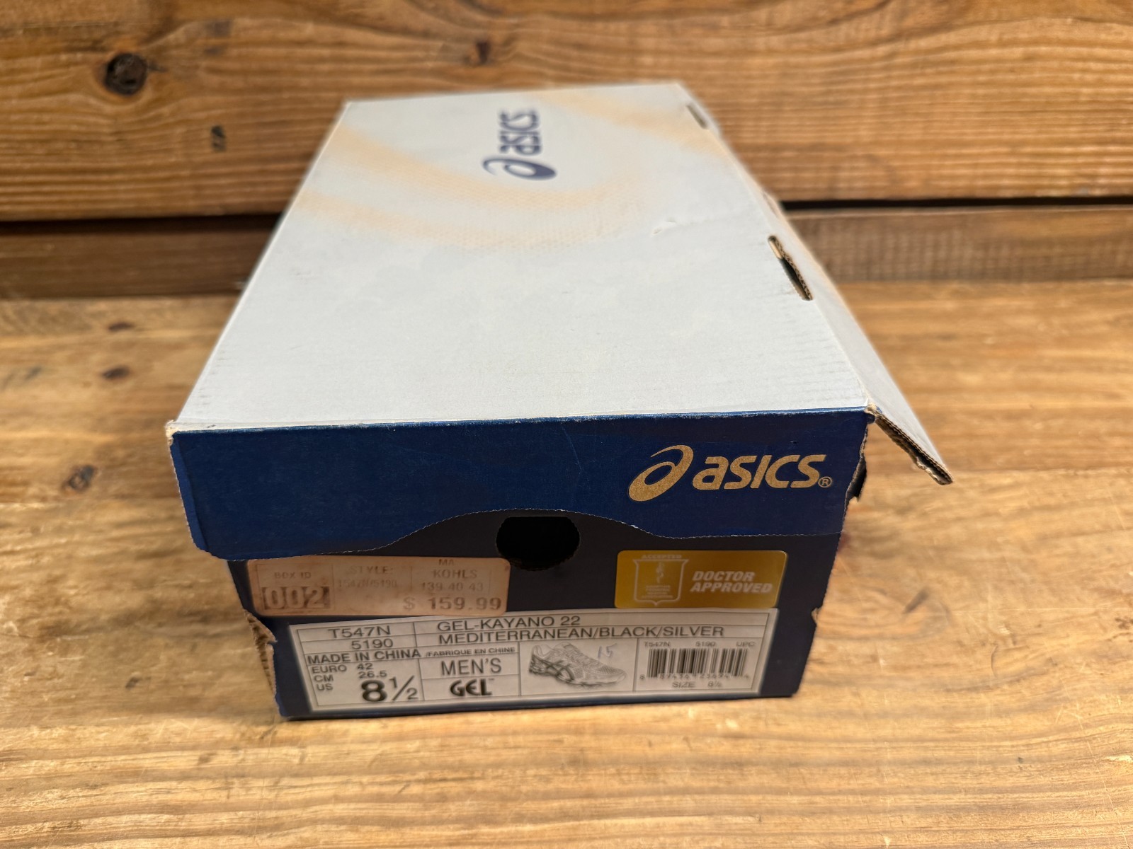 Asics Gel Kayano 22 Men Running Shoes Size 8.5 Mediterranean/Black/Silver NEW thumbnail 12