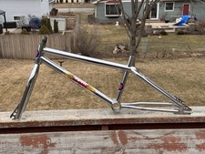 OLDSCHOOL 7/85 GT 4 STAMPED PRO FRAMESET CHROME BMX DYNO HARO REDLINE MONGOOSE