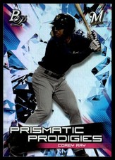 2019 Bowman Platinum Prismatic Prodigies Corey Ray Milwaukee Brewers #PPP-16