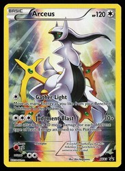 Arceus XY83 Black Star Promo Full Art Holo