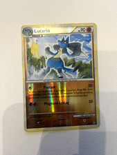 Lucario 19/95 Rare Reverse Holo Heartgold Soulsilver Entfesselt Deutsch