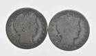 1892-1915 Lot 2 1898-O 1905 Barber 90% Half Dollars - Coin Collection *997