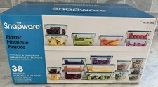 Snapware Clear BPA-Plastic Storage Container Set 38 pcs