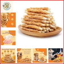52 Count Chicken Wrapped Rawhide Sticks Dog Treats, 21.2 oz  High-Protein, T...