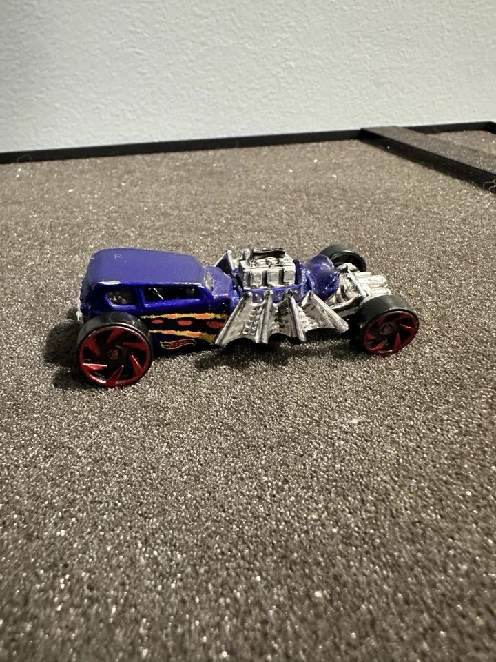 STREET CREEPER #178✰purple; blue rim oh5 👻✰Fright Cars✰2017 Hot Wheels * - Image 4 of 4