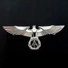 WW2 German Silver Eagle Iron Cross Badge Hat Pin Brooch Military Medal Emblem