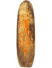 NASH 17 ROCK RIDER SURFBOARD 22 Wood Skateboard 60s Vintage rare