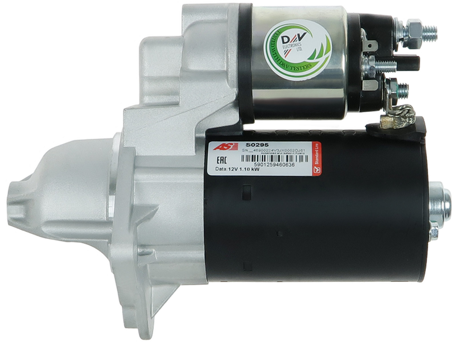 Brand New Starter Motor 12V 1.1kW 9T for OPEL ADAM AGILA 2000-2019 OE 0001107522