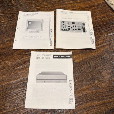 Vintage Gateway 2000 Computer System User's Guide