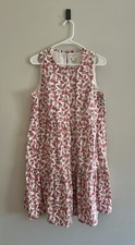 Re-Imagined By J. Crew  Watermelon Print Sleeveless Ruffled Dress | Size 10