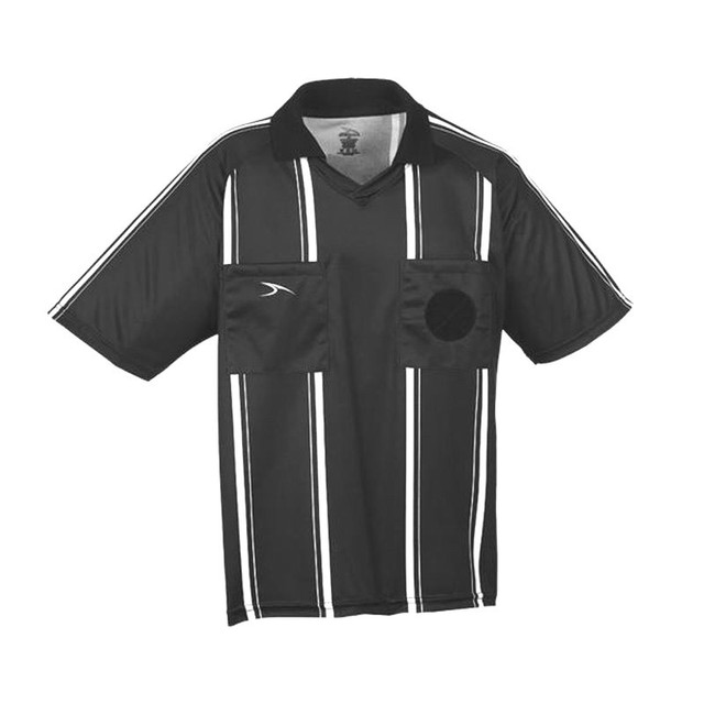 Soccer Referee JerseyBlackAdult Medium eBay
