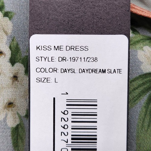 Mini abito da donna nuovo con etichette Revolve Yumi Kim verde floreale bacio me a livelli L - Foto 7 di 12