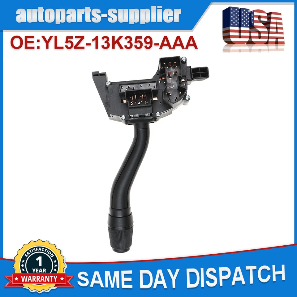 Interruptor de señal de giro interruptor limpiaparabrisas para Ford F150 Explorer 2000-2003 YL5Z13K359AAA Foto 4 de 4