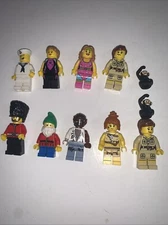 LEGO Minifigure Series 4 & 5 Lot Navy Sailor Zookeeper Werewolf More