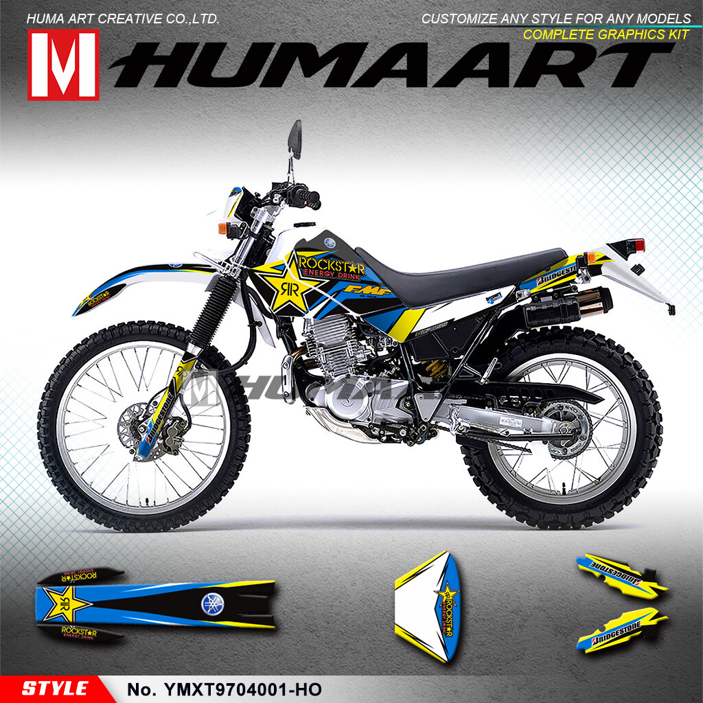 2 x STICKERS FOR YAMAHA XT STICKERS MOTORCYCLE BIKER ENDURO TRAIL - XA009