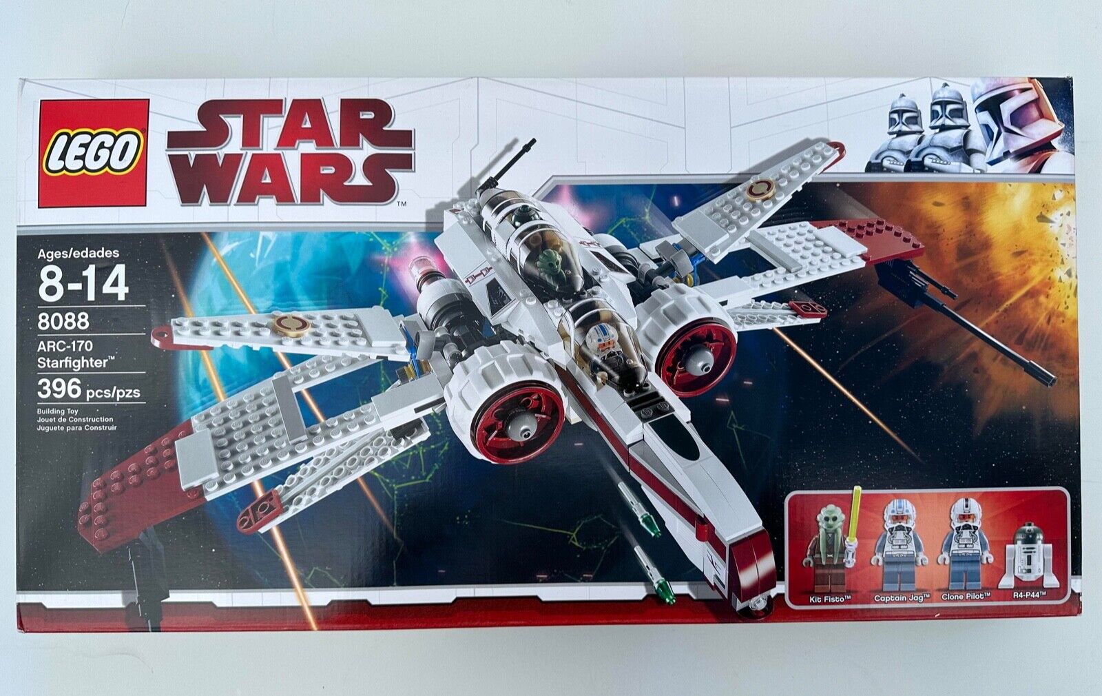 Lego Star Wars ARC-170 STARFIGHTER (8088) - New in sealed box - Retired