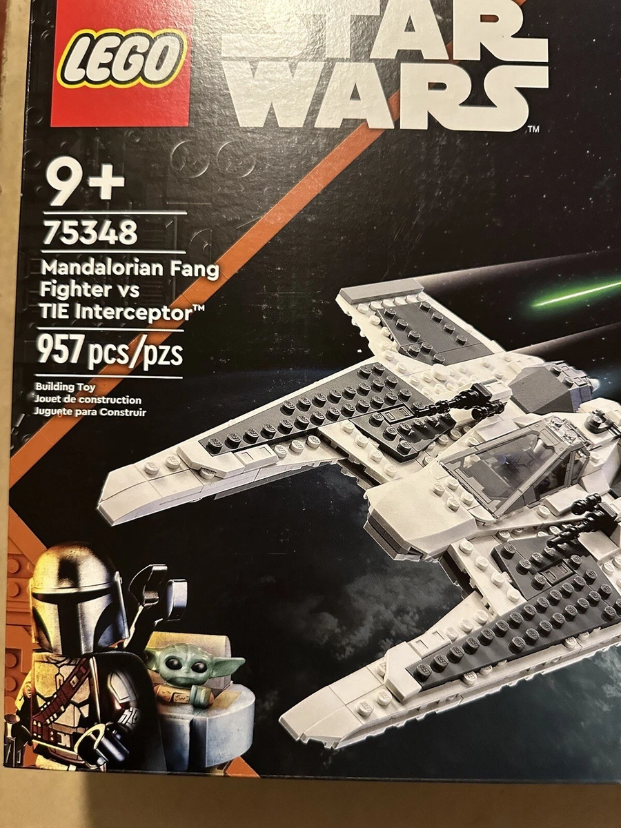 LEGO Star Wars Mandalorian Fang Fighter vs.TIE Interceptor 75348