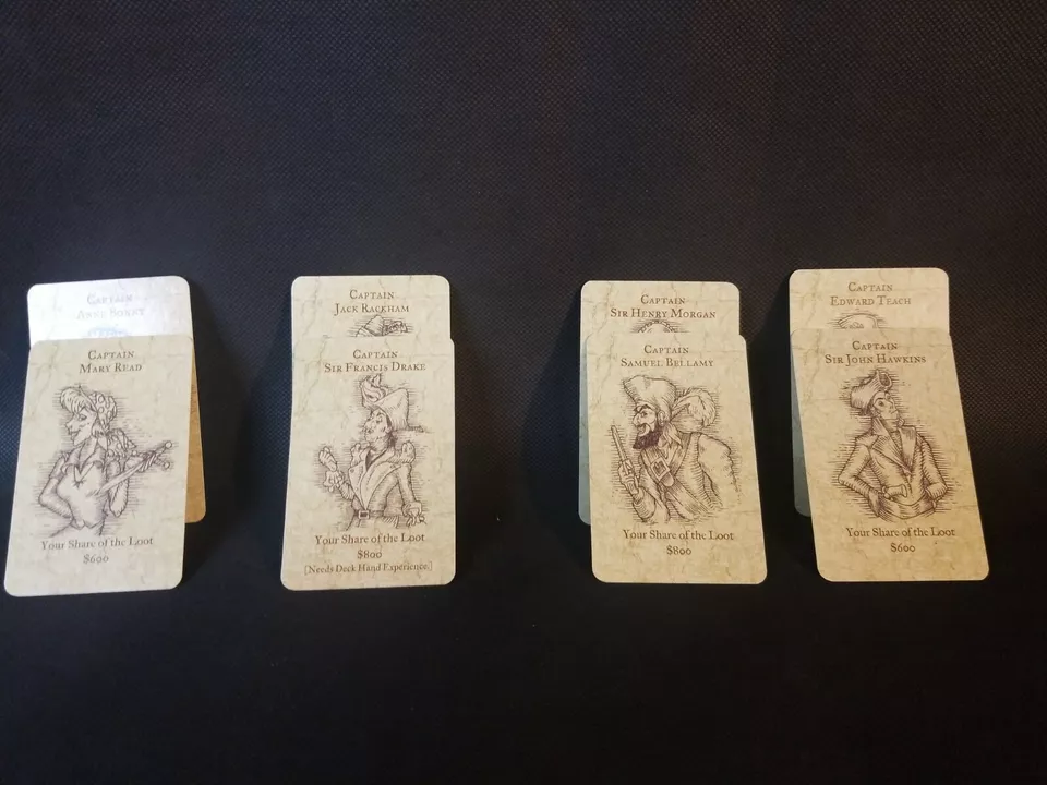 Game Life Pirates Of The Caribbean Dead Men Tell No Tales Captain Cards ** - Image 3 of 4