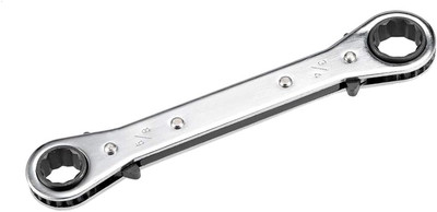 Reversible Ratcheting Wrench, 3/4-Inch X 5/8-Inch Double Box End, Cr-V