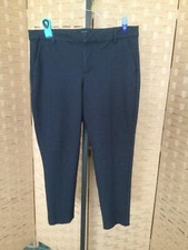 Liverpool Los Angeles Womens Kelsey Knit Stretch Trousers Navy Petite 14/32