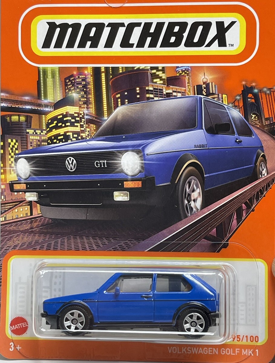 MATCHBOX 2024 #95 BLUE 1976 VW 76 VOLKSWAGEN GOLF MK 1 GTI JDM