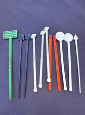 Vintage Airlines Swizzle Sticks (Lot of 11) Delta, PSA, United, Continental