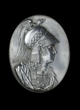 Ernst Gottlob Matthaei, RELIEFB&Uuml;STE DER PALLAS ATHENE IM PROFIL, BERLINER EISEN