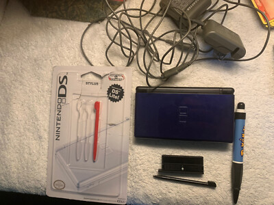 Nintendo Ds Lite Cobalt Blue Does Not Turn On For Parts/Repairs 1 Pokémon Stylus