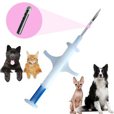 ISO Dog ID Microchip for Dogs and Cats 15 Gauge 1.4X8Mm Size 10 Pack Universal S