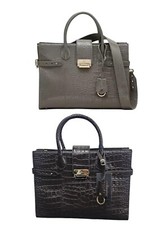 QVC JM Fashion by Julien Macdonald Leather Signature Tote Bag - Choose Option