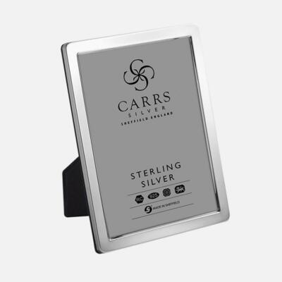 CARRS - Schmaler Rand Sterlingsilber Schlichter Bilderrahmen - 18 x 13 cm (7'' x 5'')