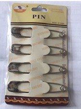 4pc Extra Large Safety Pins,Giant Strong Safety Pin Metal Heavy Duty Blanket ,