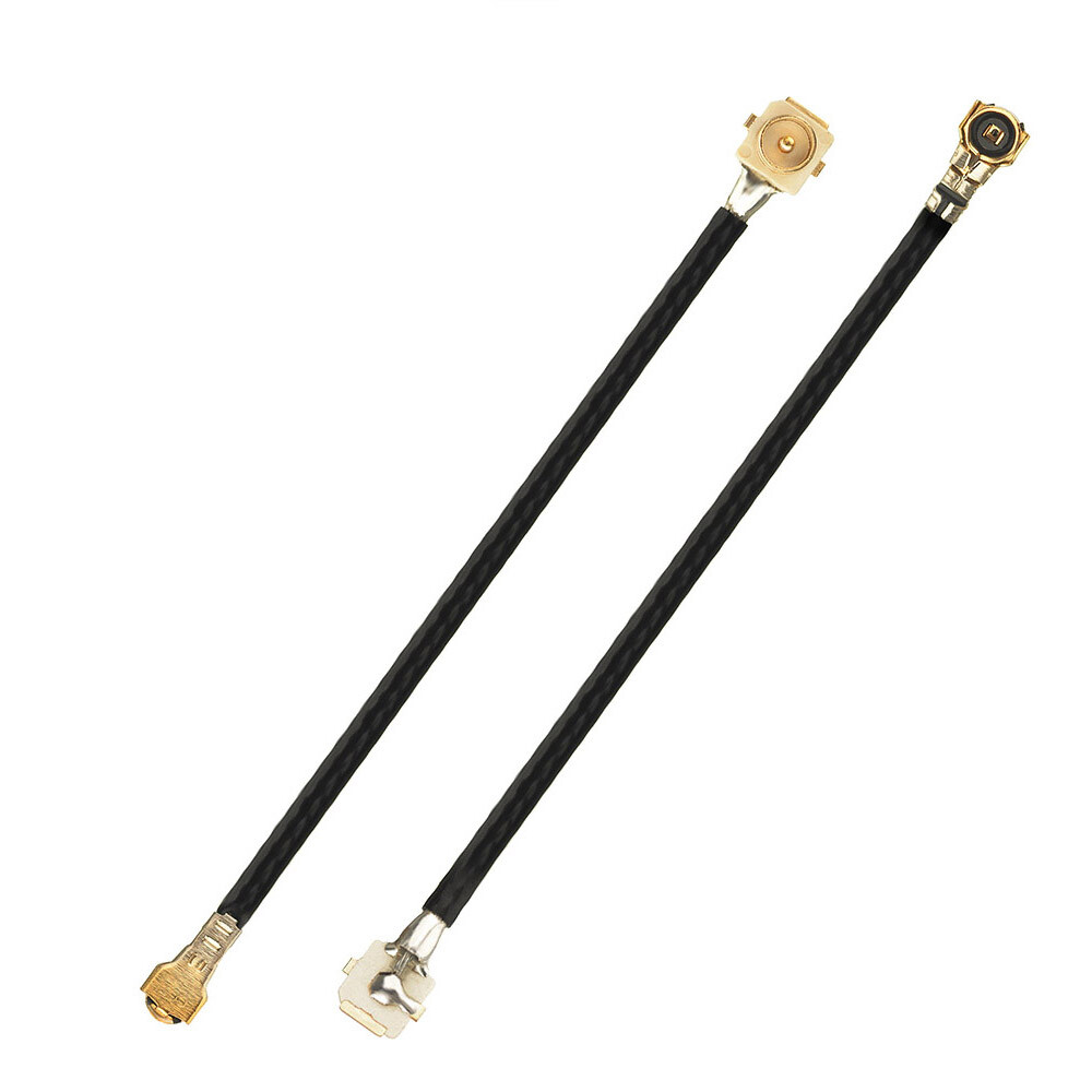 Ruimou 4 Stuks SMA Naar U.FL/IPX Mannelijke Coaxiale Adapter – Recht, 50 Ohm, Verguld Messing – Voor WLAN, Antennes, Drones En RF-apparaten