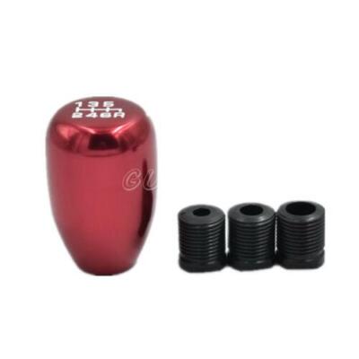 12x1.25mm Threaded 5 Speed ROUND BALL Type R S Shift Knob In Gunmetal Grey Gray Silver Billet Aluminum For Ford Mustang Cobra Shelby GT SVT V6 V8 THREADED (NO Adapters) JDM - Foto 8