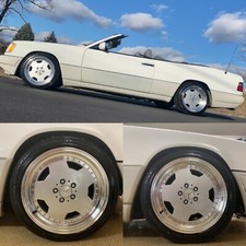 17 Inch Mercedes Rims Deep Dish Hammer 124 Set 4 New Fits 1995 95 E320 Amg