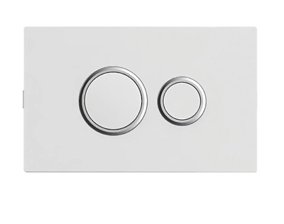 Fluidmaster Pneumatische Spülplatte weiß 264X164mm 1000Z-031-P1