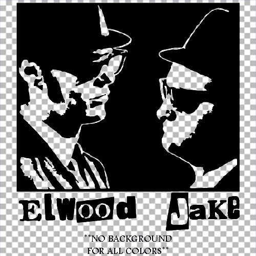 JAKE AND ELWOOD #3 sticker VINYL DECAL Blues Brothers - Picture 3 of 12