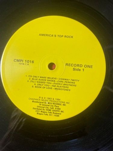 America's Top Rock (4 LP's) 1984 Chadwick Music Productions Inc. VG - Picture 3 of 11