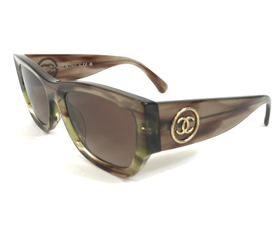 Chanel Sunglasses 5507-A c.1743/S5 Khaki Brown Transparent Asian Fit Frames