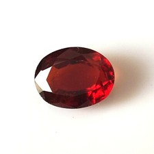 AAA+ Natural Hessonite Garnet 3.25 Carat Oval Shape Faceted Untreated Gemstone
